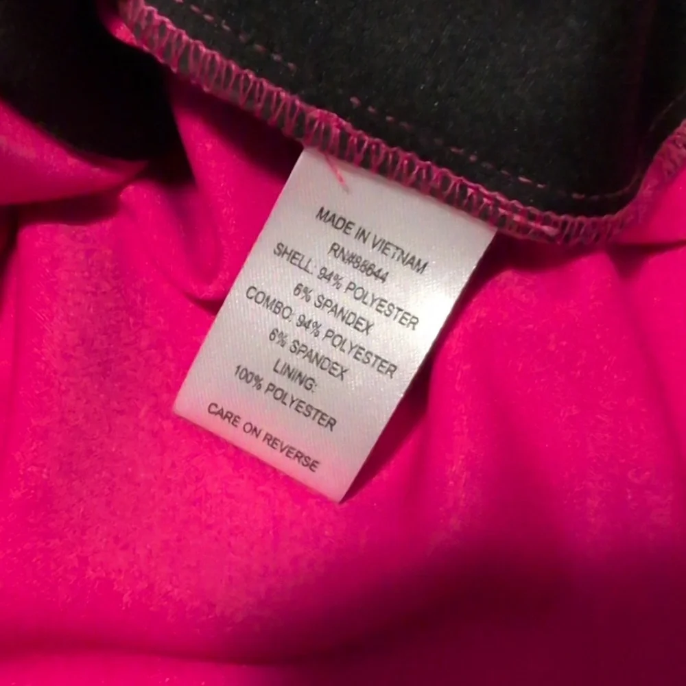 GLAMOUR women's Pink/Black dress. - Picture 8 of 9